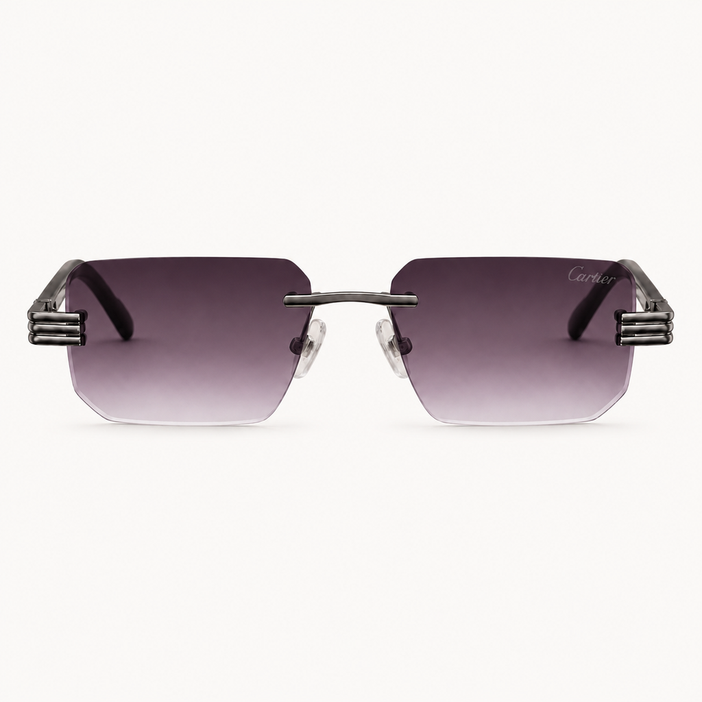 CARTIER – Rimless Gradient Grey