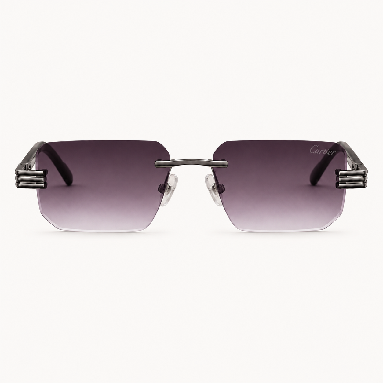 CARTIER – Rimless Gradient Grey